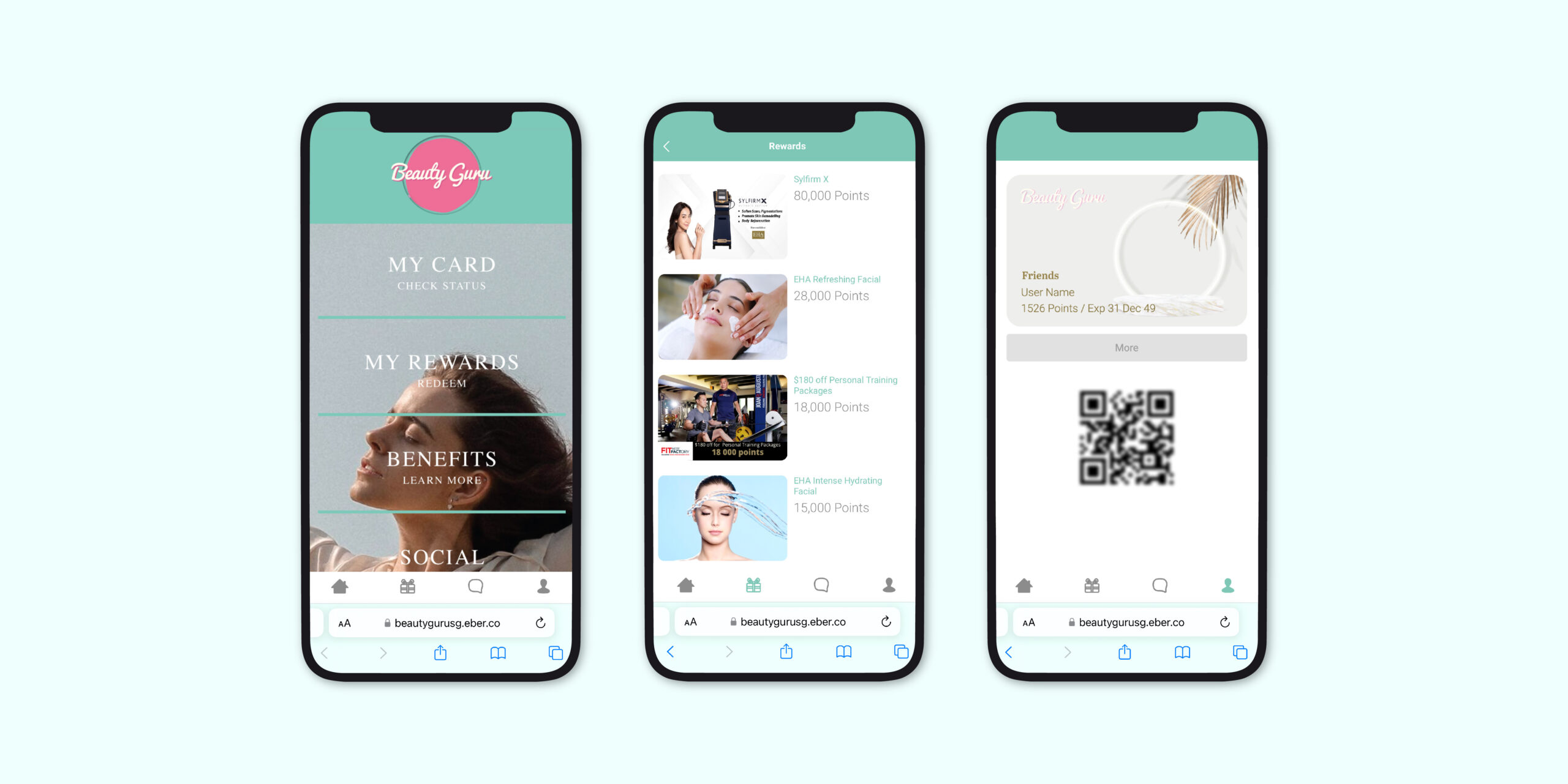 Beauty Guru_Mobile View