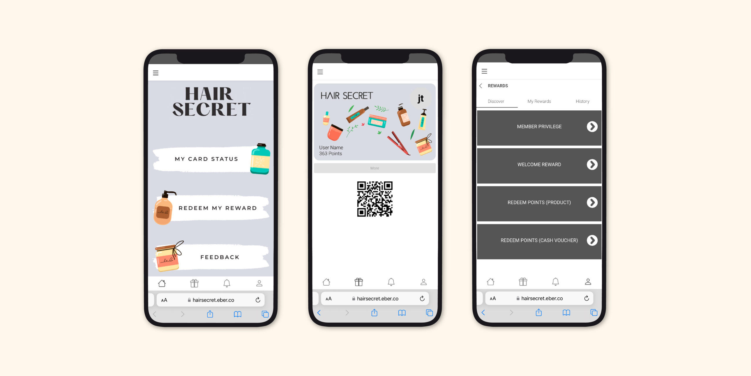 Hair Secret_Mobile Phone Preview