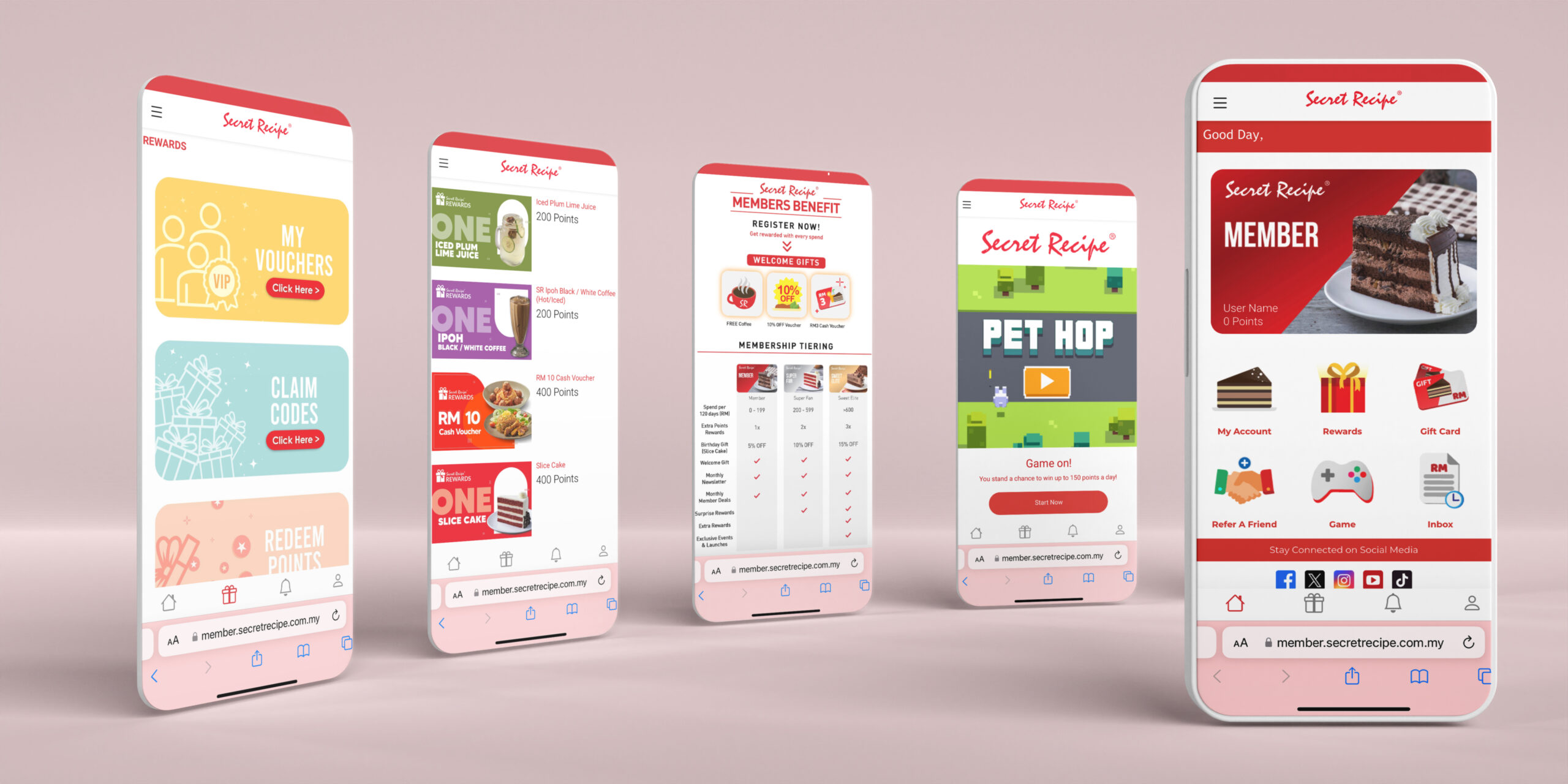 Secret Recipe_Mobile View