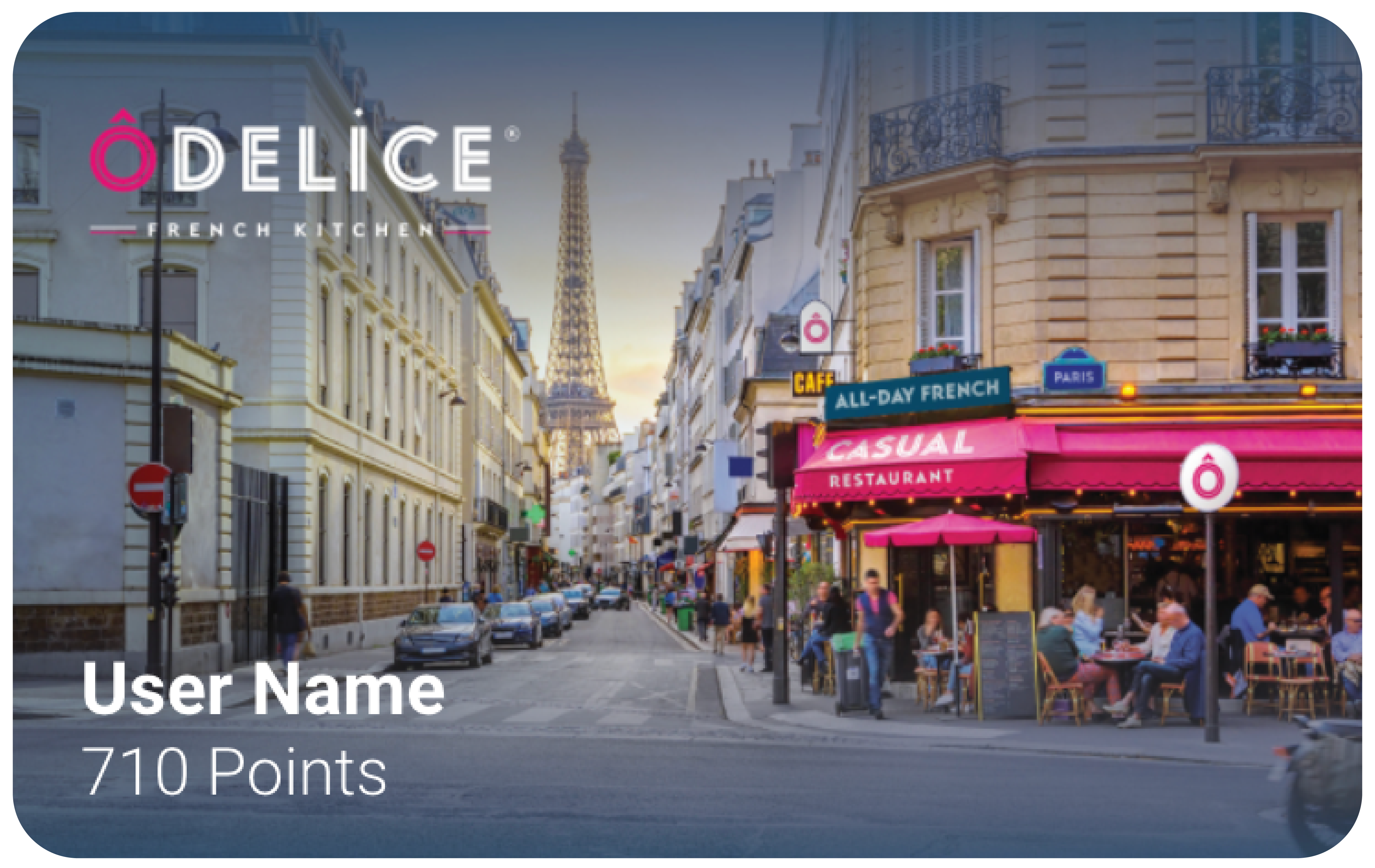 Odelice_Member Card